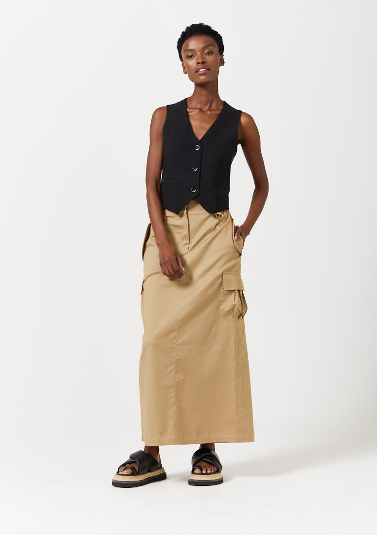 Cargo Skirt Outfits Long Maxi Skirts Khaki Cargo Skirt Outfit Long