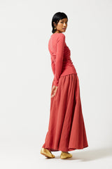 Hallah Ruched Maxi Dress