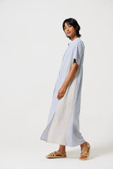 Mido Stripe Shirt Dress