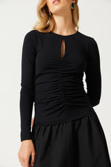 Hallah Ruched Maxi Dress