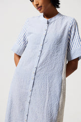 Mido Stripe Shirt Dress