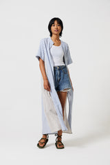 Mido Stripe Shirt Dress