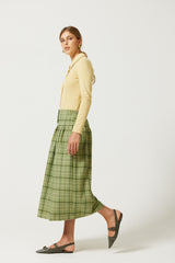 Sumi Wool Basque Skirt