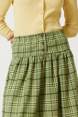 Sumi Wool Basque Skirt