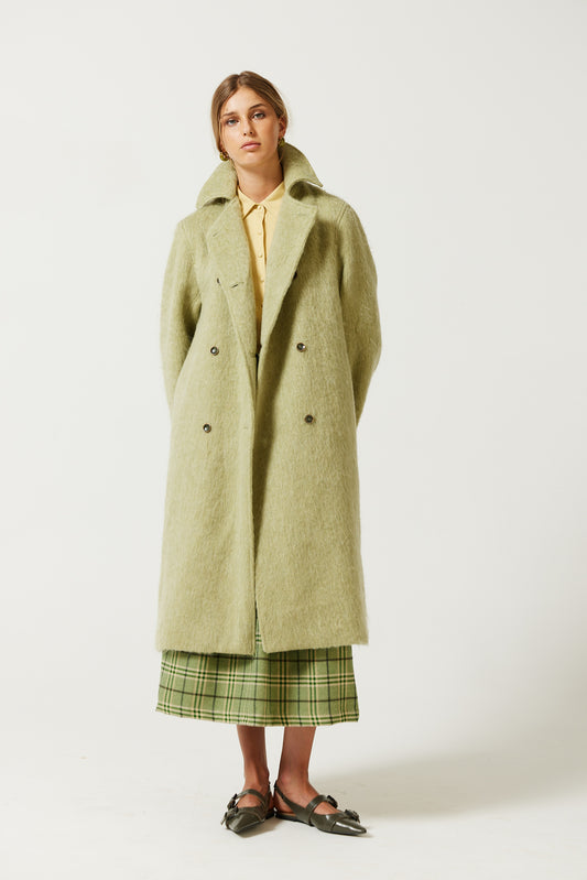 Romo Brushed Wool Coat 1366