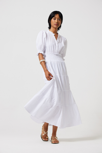IZRAH SMOCK MAXI DRESS