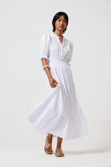 IZRAH SMOCK MAXI DRESS