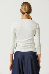 Alba Deep V-Neck Top