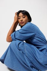Kelso Denim Maxi Dress