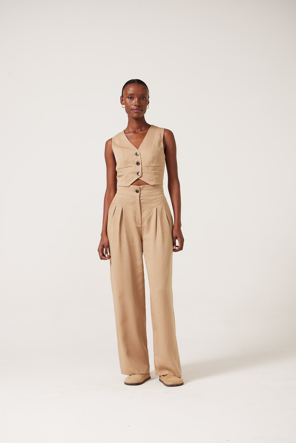 Edgar Pleat Front Pant- New Season