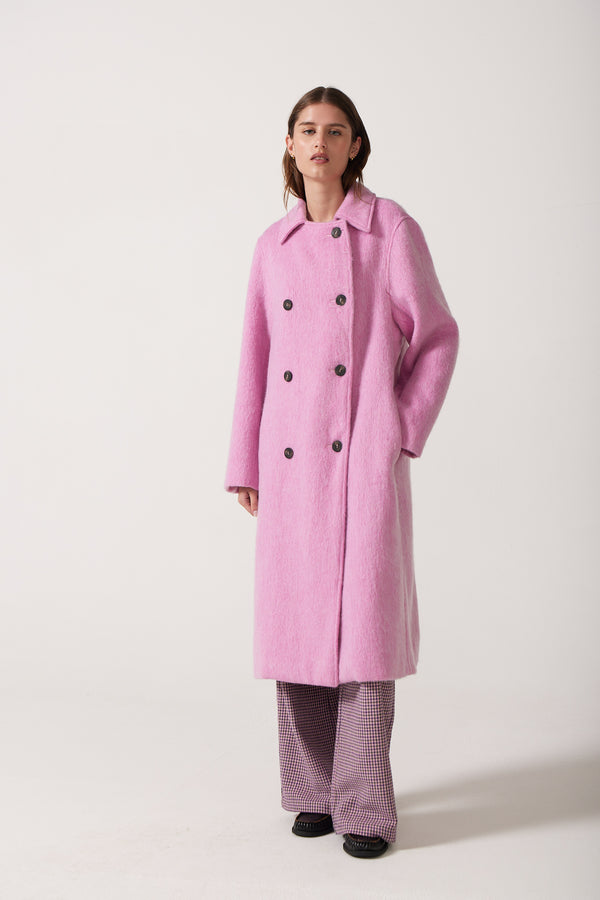 Romo Brushed Wool Coat