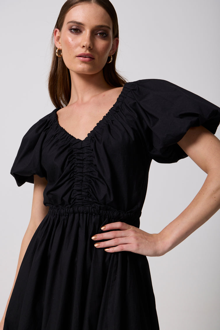 Aude Puff Sleeve Dress