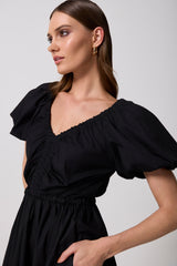 Aude Puff Sleeve Dress