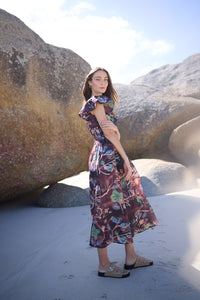 Amelie Ruffle Sleeve Dress