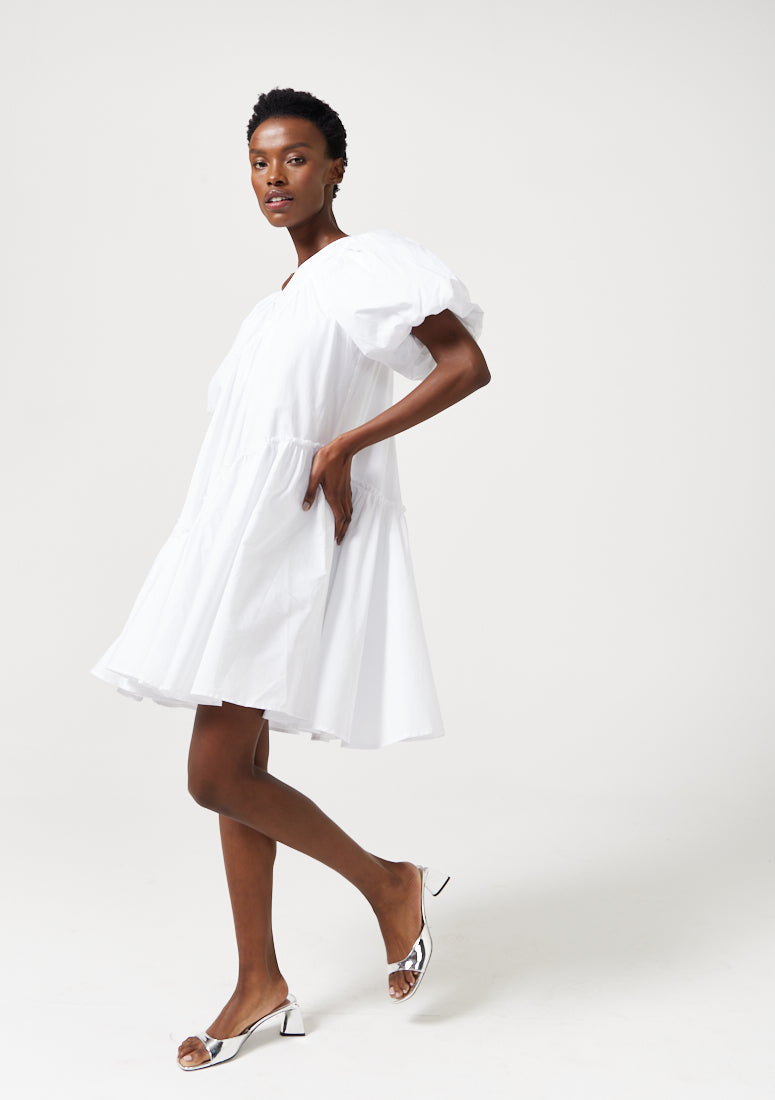 Abasca Asymmetrical Mini Dress