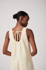 Kinto Open Back Jumpsuit - Sorbet