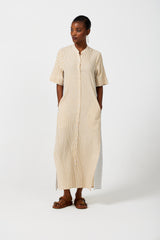 Mido Stripe Shirt Dress