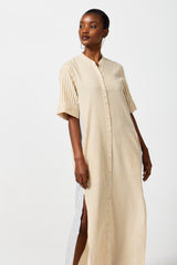 Mido Stripe Shirt Dress