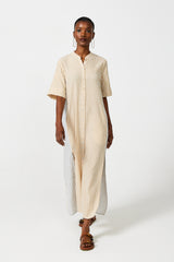 Mido Stripe Shirt Dress