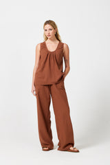 Rosalie Linen Palazzos