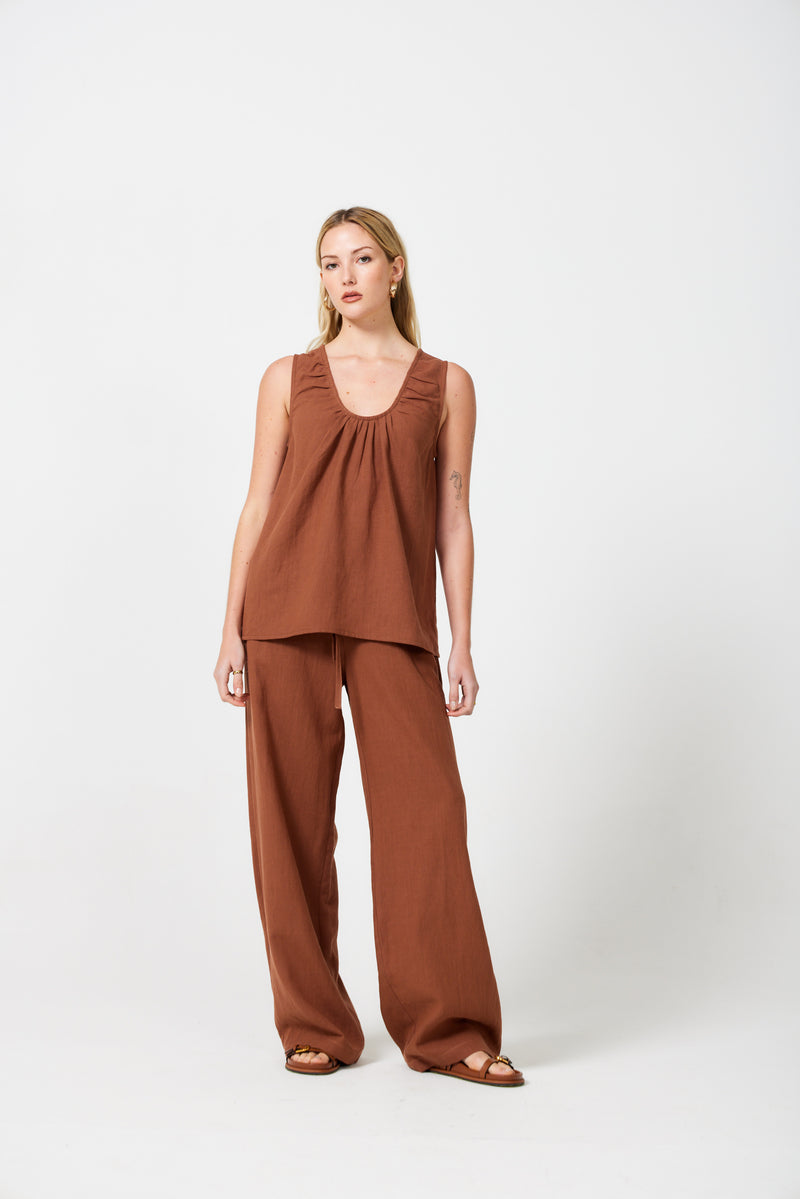 Rosalie Linen Palazzos