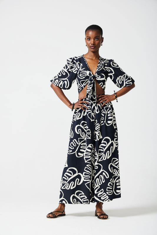 Penny Tie Front Top 1366