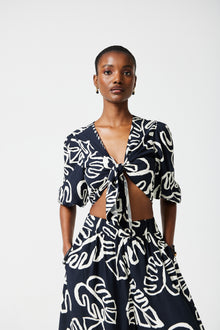Penny Tie Front Top