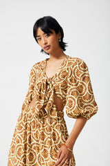 Penny Tie Front Top