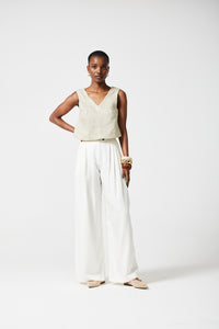 Courtney Pleat Front Pant