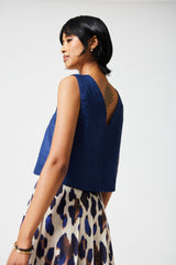 Megs Top Plain Linen