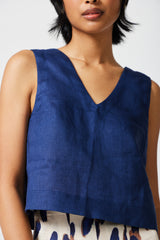 Megs Top Plain Linen