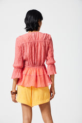 Hildie V Front Blouse