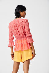 Hildie V Front Blouse