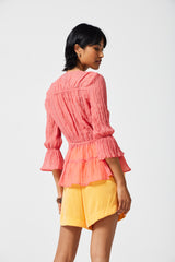 Hildie V Front Blouse