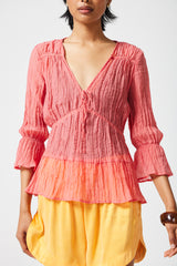 Hildie V Front Blouse