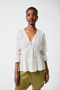 Hildie V Front Blouse