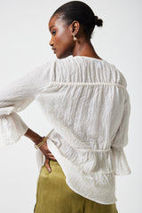 Hildie V Front Blouse