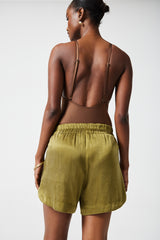 Neve Satin Boxer Shorts
