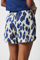 Alexa Printed Linen Shorts
