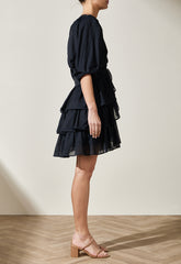 EIDDIE RUFFLE MINI DRESS